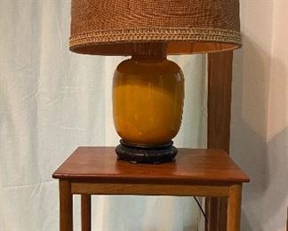 fabulous Chinese porcelain lamp, French duck