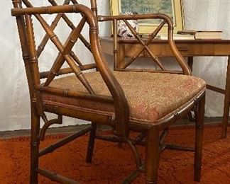 pair cane chairs, oui!