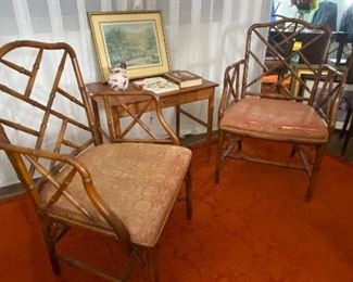 antique cane chairs