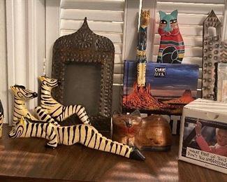 sexy zebras, lots of fun decor items