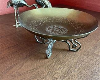 Brass bowl and brass stand