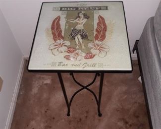 Advertising  side table Tropical