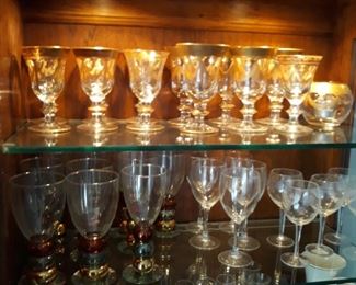Elegant and fun stemware 