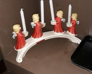 Goebel xmas candle figurines 