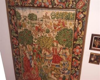 Wall mount tapestry 