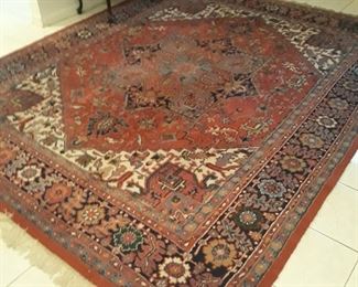 Wool area rug