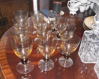 Krosno crystal stemware , made in Poland  from Crate & Barrel 