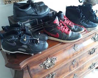 Size 11 Air Jordan sneakers  and Nike cleats 