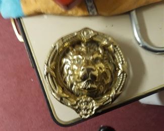 Brass Door knocker lion