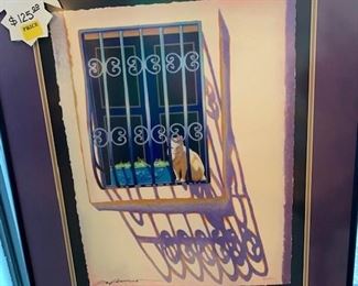 Cat Sunning New Orleans print 733/1000 by Medvedev