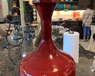Red Vase
