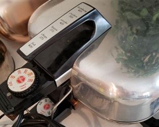 Unique Bottom and Top Cooking Hoover Stainless Steel Frying Pan