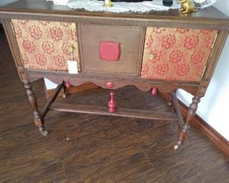 Custom Painted Antique Sideboard