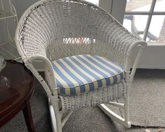 Wicker Rocking Chair 