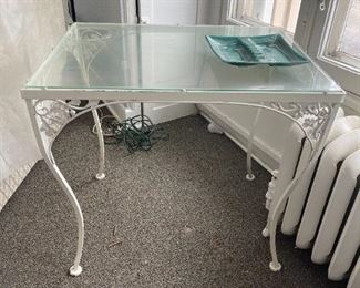Iron Patio Table 