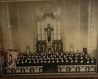 Framed Black & White Photo 