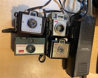 Various Vintage Cameras