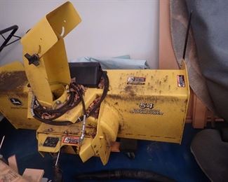 QUICK HITCH SNOWBLOWER 54 JOHN DEERE