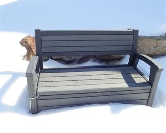 OUT DOOR BENCH WITH STORAGE