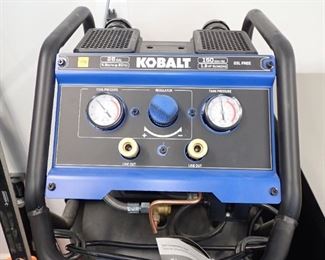 KOBALT Quiet Tech 26-Gallon Single Stage Portable Corded Electric Vertical Air Compressor