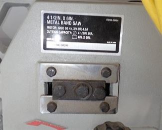 KLUTCH 4 1/2 X 6" - METAL BAND SAW