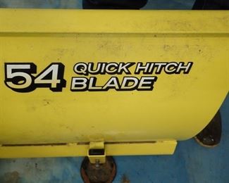 54 QUICK HITCH BLADE