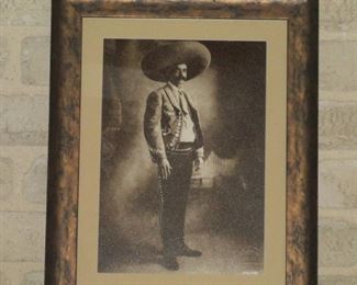 1910-1920 Stamped Hugo Brehme Photo of General Emiliano Zapata