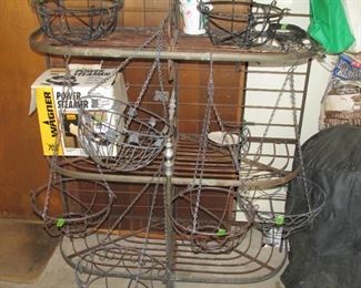 Wrought Iron Hanging Plant Baskets