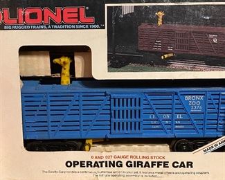 Lionel Operating Giraffe Car with Box