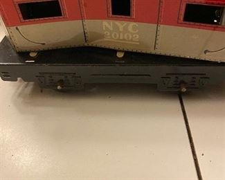 AS found Marx Other side of the Tin Litho Train