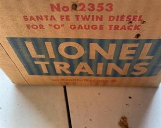 The Box where both Trains fit inside!