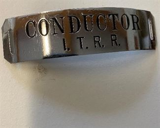 Vintage Conductor Hat Badge