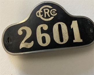 CCR Railroad Badge