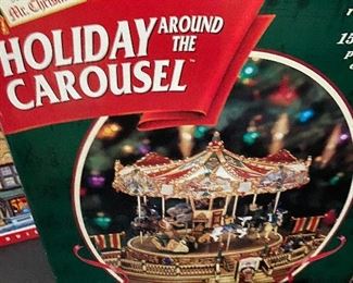 Mr. Christmas Holiday around the Carousel Box 