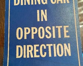 Dining Car Cardboard for Pullman Trains