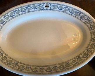 New York Central Railroad China. Dewitt Clinton. Platter