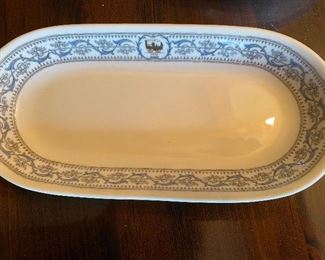 New York Central Railroad  China, Dewitt Clinton Celery Dish