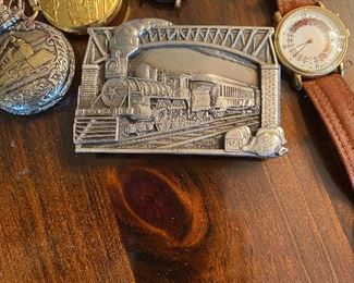 Belt Buckles, Lionel Watches