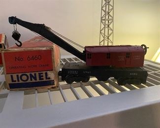 Operating Crane with Box