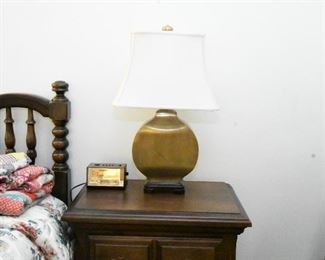 Brass Accent Lamp w/ Asian Flair