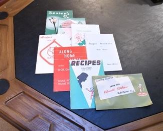 Vintage Duke Power Recipe Books