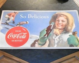 ORIGINAL Vintage Coca Cola Advertising Poster