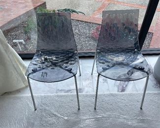 Italian Calligaviic-Ice Ghost chairs 