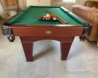 Sportcraft beginner’s Pool table (not slate) Measures 47”wide 87” long 