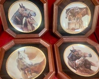 Fred Stone collectible horse plates 