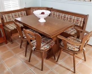 Vintage German Eckbank dining set