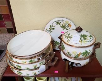 Vintage Asta enamel cookware