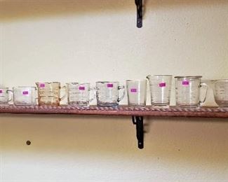 Vintage measuring cup collection