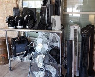 Fans, fans, fans and heaters