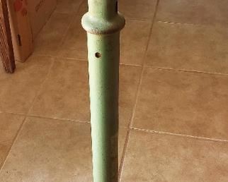 Vintage cobbler’s shoe mold on stand